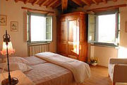 Tuscany villa accommodation, bedroom