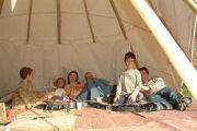 Tipi, hostel & campsite in North Norfolk