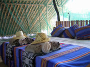 Bed, beach lodge accommodation in Mozambique