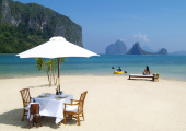Beach at Philippines beach resort