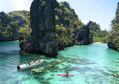 Kayaking at Philippines beach resort
