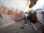 Rock art, Safari lodge in Cederberg Mountains, South Africa