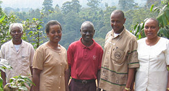 Your hosts at Kilimanjaro foothills accommodation