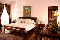 Bedroom, Quito luxury hotel