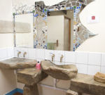Bathroom, beach accommodation in South Africa