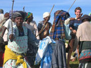 Dancing, beach accommodation in South Africa