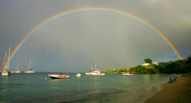 Beach hotel, St Vincent