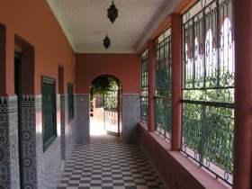 Villa accommodation in the Atlas Mountains, Morocco