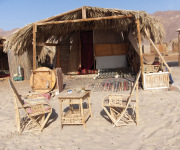 Beachfront Bedouin camp