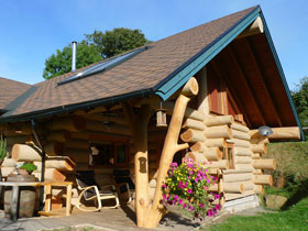 Ludlow accommodation, eco lodge in Shropshire, England