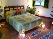 Bedroom, lodge on the shores of Lake Malawi