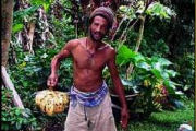 Local resident, Mountain side cabins in Dominica