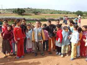 Moroccan school children