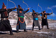 Mongolian warriors