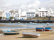 Boats at Arrecife, Lanzarote. Photo by Nick Haslam