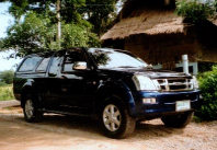 The car at Koh Pet homestay