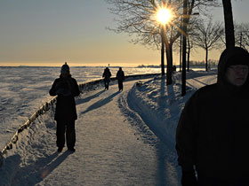 Walking in Helsinki