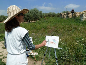 Painting in the Campo