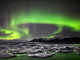 Northern Lights, glaciers and ice photography holiday Iceland