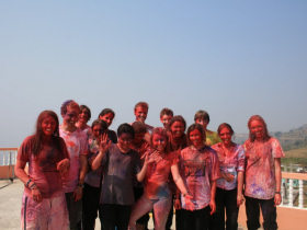Gap year volunteer teaching in Nepal