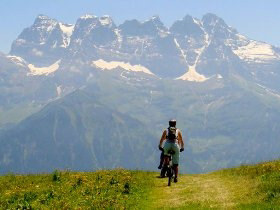 Family activity holiday in the French Alps