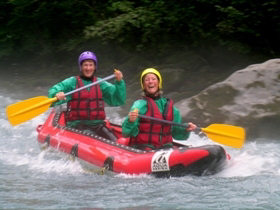 Family activity holiday in the French Alps
