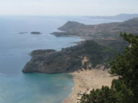 View from Tsampika Monastery