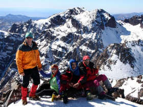 Atlas Mountains winter trekking holiday, Mount Toubkal
