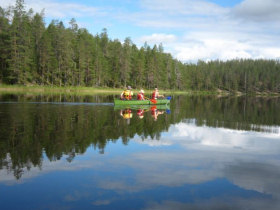 Family summer holiday in Finland