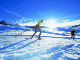 Cross-country skiing skills week, Italy