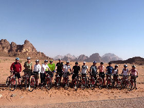 Petra and Wadi Rum by bike, Jordan