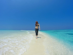Turtle conservation project in the Maldives