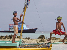 Turtle conservation project in the Maldives