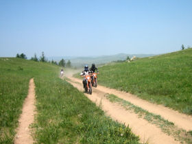 Motorbike tour in Mongolia