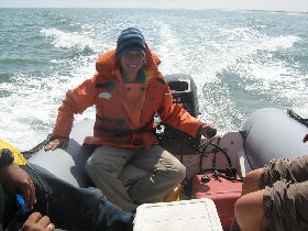 Volunteering with dolphins in Peru