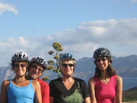 Family cycling holiday in Sardinia