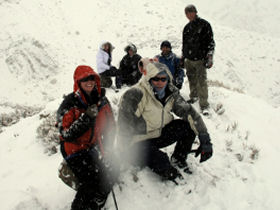 Snow Leopard tracking in the Himalayas