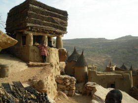 Music festival on the Niger River, Mali