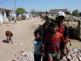 Community slum volunteering India