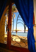 Diving accommodation view