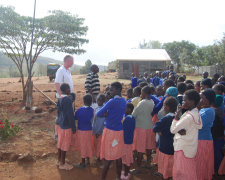 Kenya safari, local school