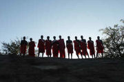 Local Maasai people, Luxury private house in Kenya