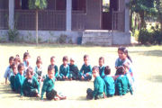 School project, Jungle lodge in Nepal