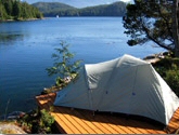 Maggy Point basecamp, Kayaking with Killer whales off Vancouver Island