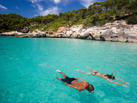Snorkelling, Menorca