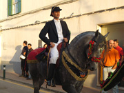 Horse in dressage, Menorca. Photo by Menorca Tourist Board