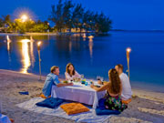 Moonlight dining, Cayman Islands. Photo by Cayman Islands Tourist Board