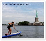 Kayaking in Manahttan, New York State. Photo from manhattankayak.com