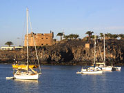 Sailboats in Marmoles, Lanzarote. Photo by Lanzarote Tourist Board