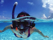 Snorkeller, Cayman Islands. Photo by Cayman Islands Tourist Board